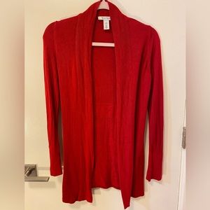 White House Black Market open front cardigan